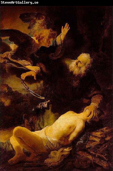 REMBRANDT Harmenszoon van Rijn Abraham and Isaac,